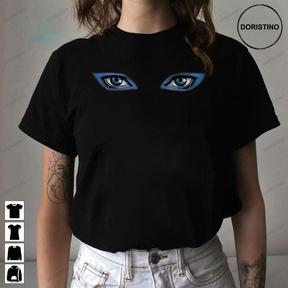 Blue Eyeshadow Rel Mayer Eyes Ergo Proxy Limited Edition T-shirts